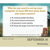 I'd Rather Be Outside 2026 Box Calendar - Online Only