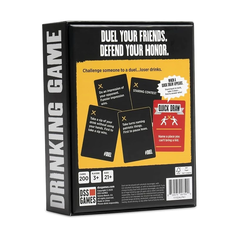 Duel: A Drinking Game