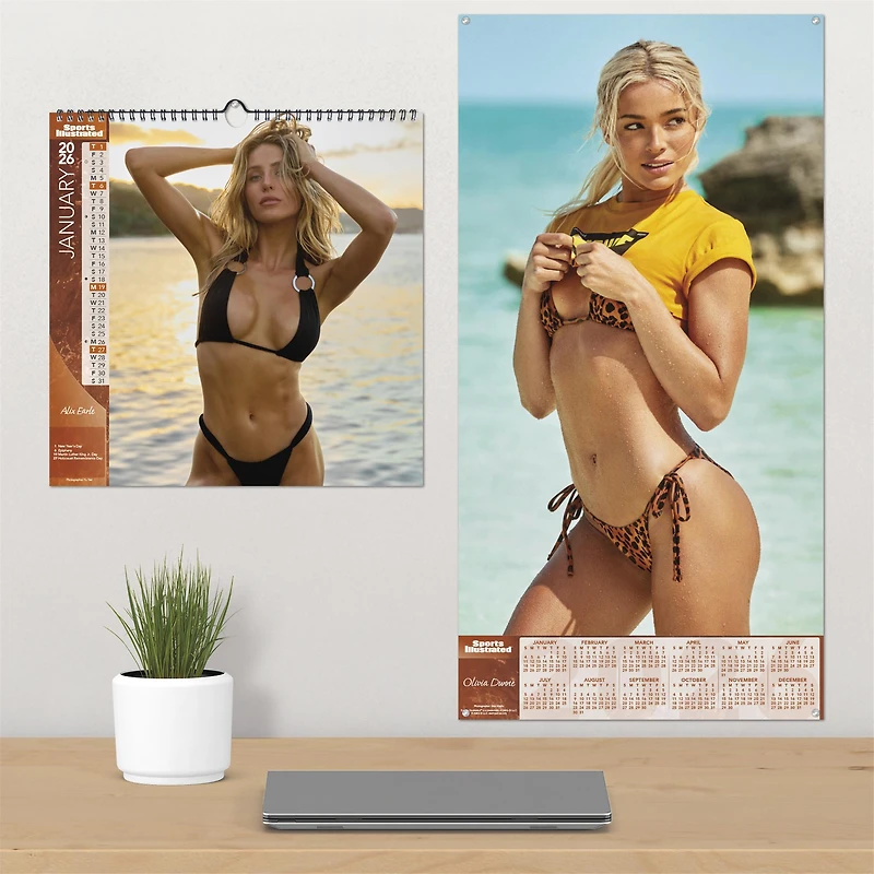 Sports Illustrated Swimsuit Deluxe 2026 Wall Calendar - Online Only