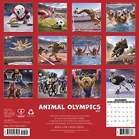 Animal Olympics 2027 Wall Calendar