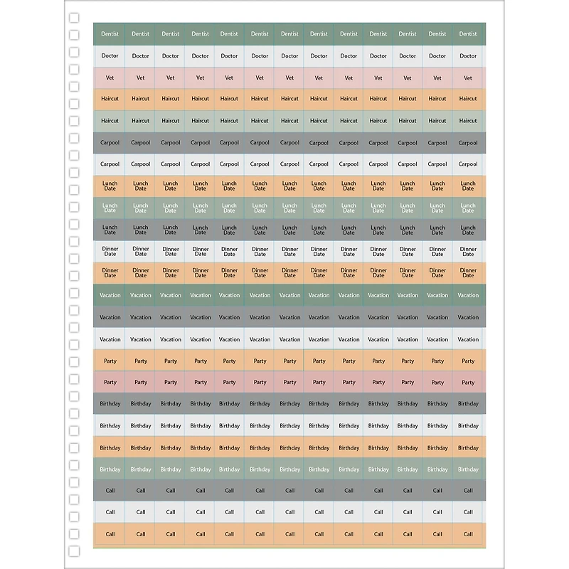 Watercolor Wonder 2025-2026 Engagement Calendar