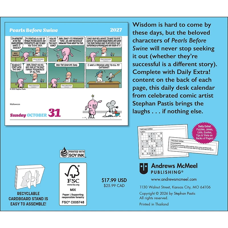 Pearls Before Swine 2027 Box Calendar