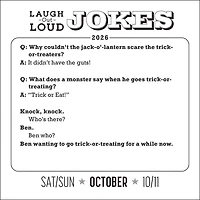 Laugh-Out-Loud Jokes 2026 Box Calendar - Online Only