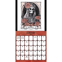 Tarot - Skulls & Roses 2026 Wall Calendar - Online Only