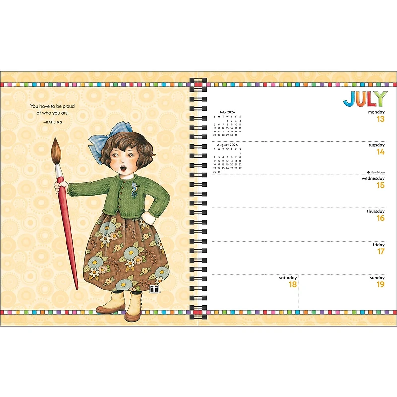 Mary Engelbreits You Are A Work Of Art 2026 Engagement Calendar