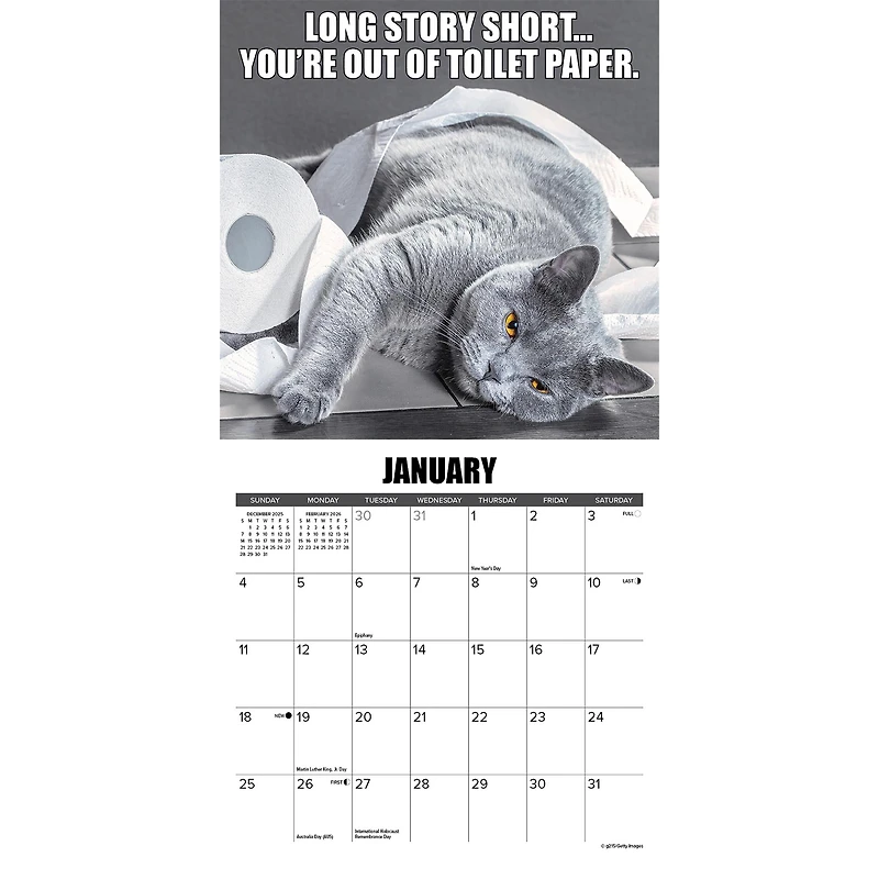Catastrophe 2026 Mini Calendar