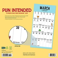 Pun Intended 2026 Wall Calendar