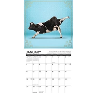 Cow Yoga 2026 Mini Calendar