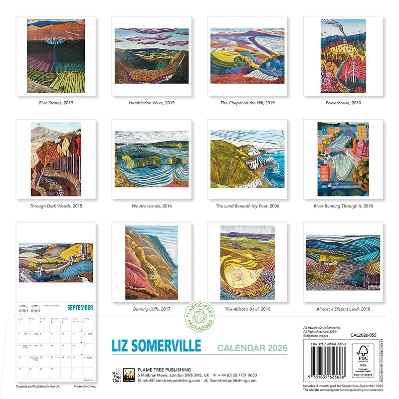 Liz Somerville 2026 Wall Calendar - Online Only