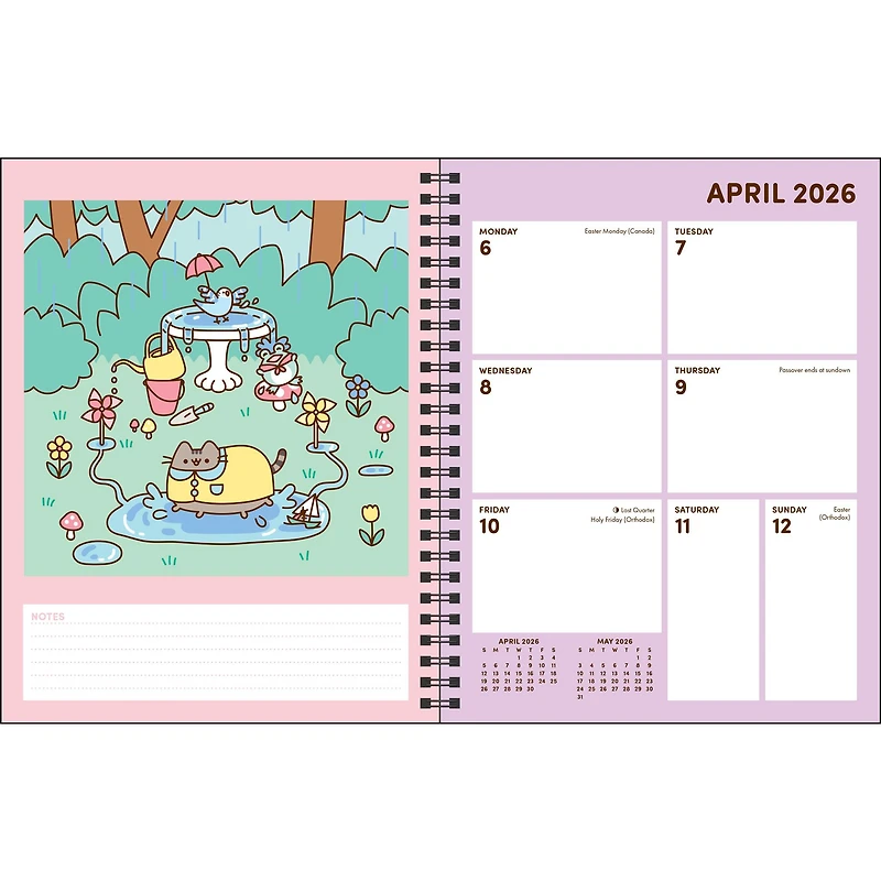 Pusheen 2025-2026 Engagement Calendar