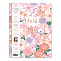 Secret Garden Just Right Bilingual 2025-2026 Monthly Planner Calendar