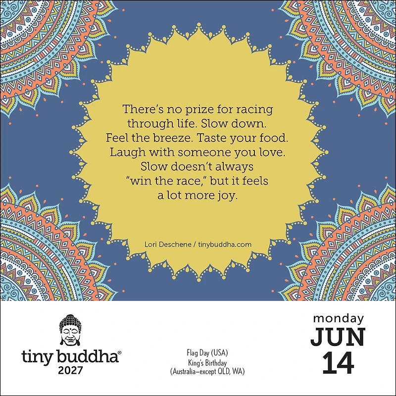 Tiny Buddha 2027 Box Calendar