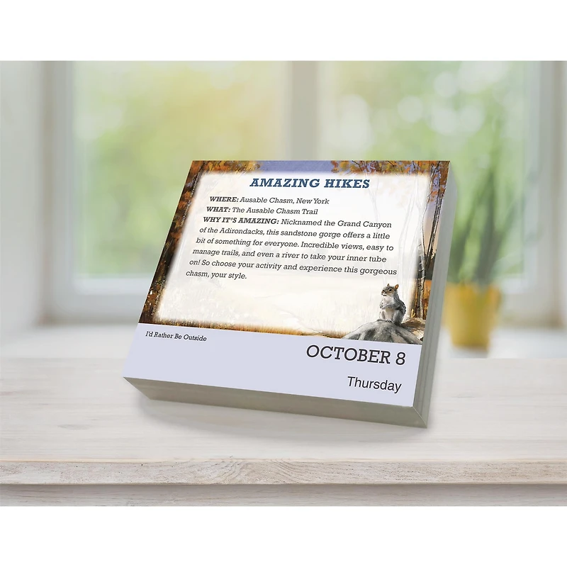 I'd Rather Be Outside 2026 Box Calendar - Online Only