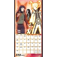 Naruto Shippuden 2027 Wall Calendar
