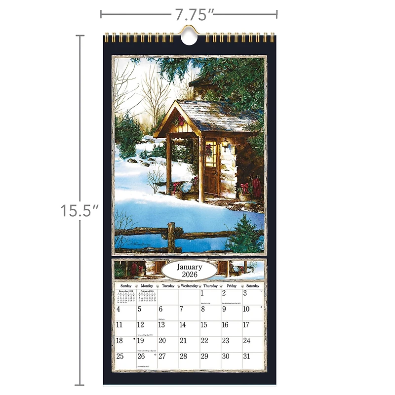 Country Welcome 2026 Slim Calendar - Online Only