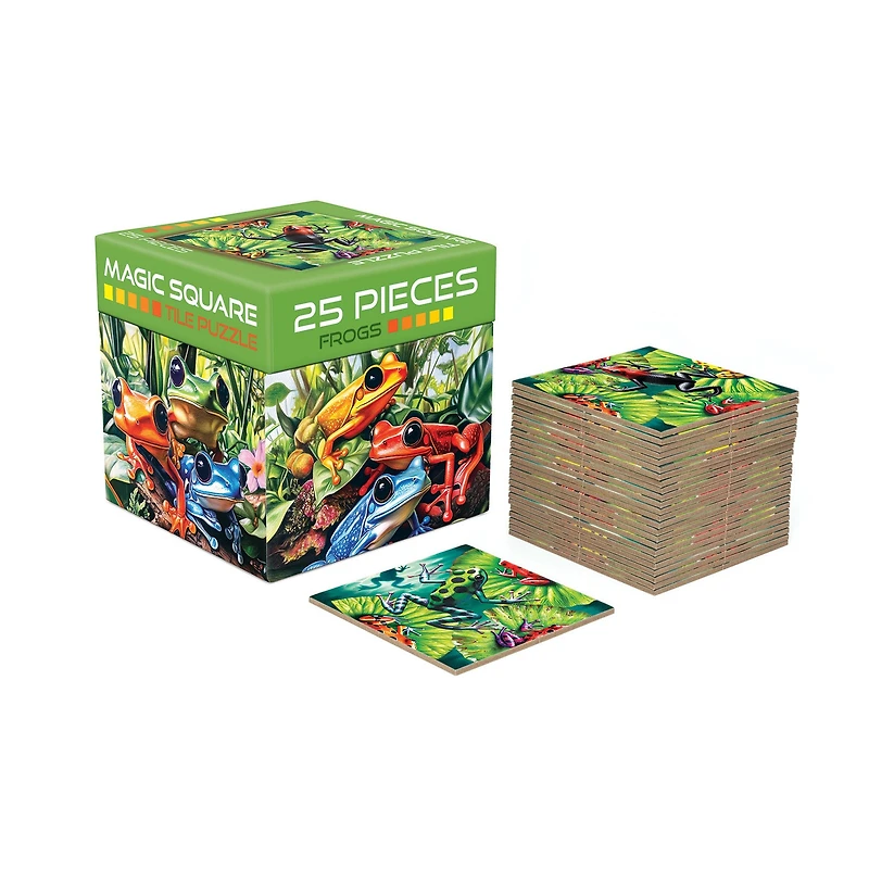Frogs Magic Square 25 Piece Puzzle - Online Only