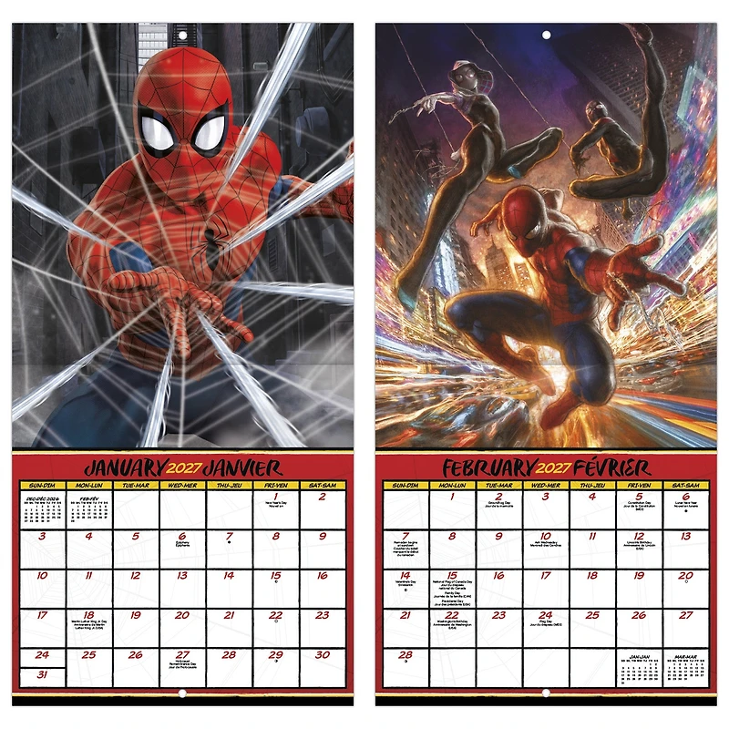 Spider-Man 2027 Mini Calendar