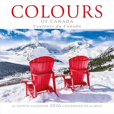 Colours Of Canada Medium 2026 Mini Calendar