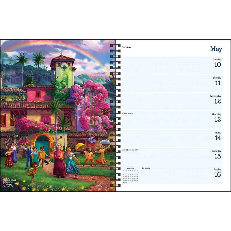 Thomas Kinkade Disney Dreams Collection 2027 Engagement Calendar