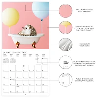 Happiest Hedgehogs 2027 Wall Calendar - Online Only