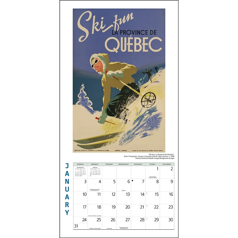 Travel the World 2027 Mini Calendar