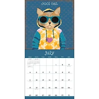 A Year of Snarky Cats 2027 Wall Calendar