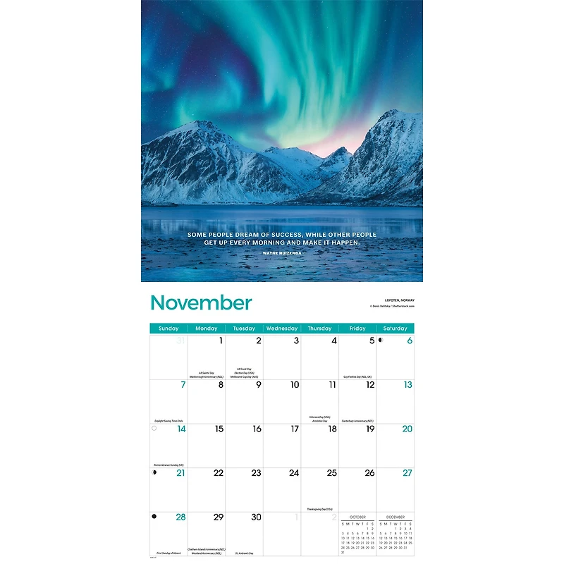 Motivation 2027 Wall Calendar