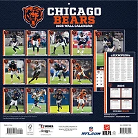 NFL Chicago Bears 2026 Wall Calendar - Online Only