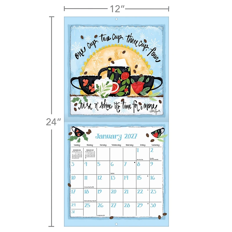 Java 2027 Wall Calendar