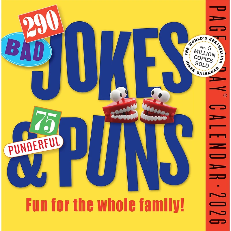 Bad Jokes And Punderful Puns 2026 Box Calendar