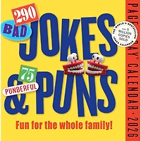 Bad Jokes And Punderful Puns 2026 Box Calendar