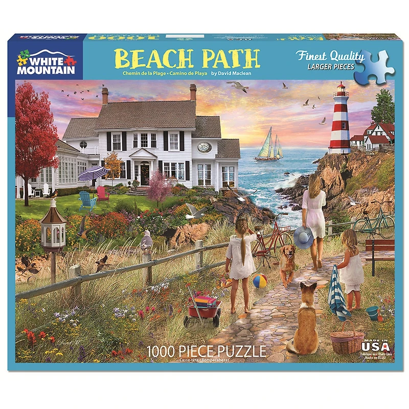 Beach Path 1000 Piece Puzzle - Online Only