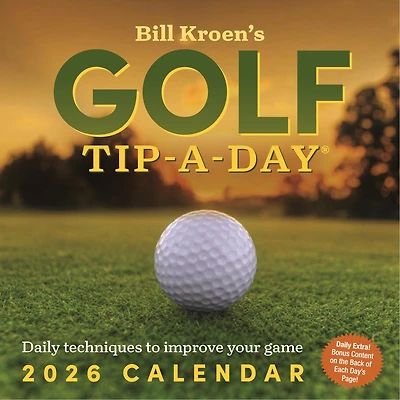 Bill Kroen's Golf Tip-A-Day 2026 Box Calendar