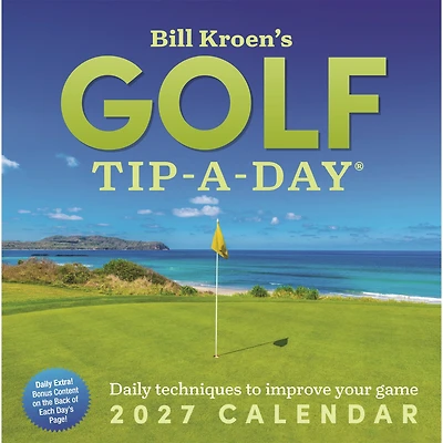 Bill Kroen's Golf Tip-A-Day 2027 Box Calendar