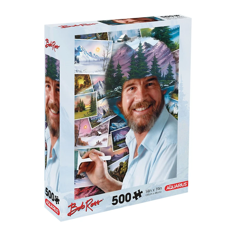 Bob Ross Afro 500 Piece Puzzle