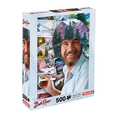 Bob Ross Afro 500 Piece Puzzle