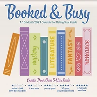 Booked and Busy 2027 Wall Calendar
