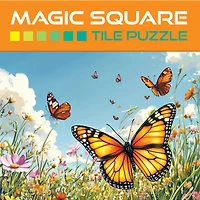 Butterflies Magic Square 36 Piece Puzzle - Online Only
