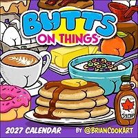 Butts on Things 2027 Wall Calendar