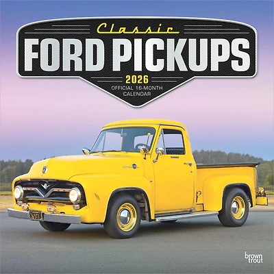Ford Pickups Classic 2026 Wall Calendar
