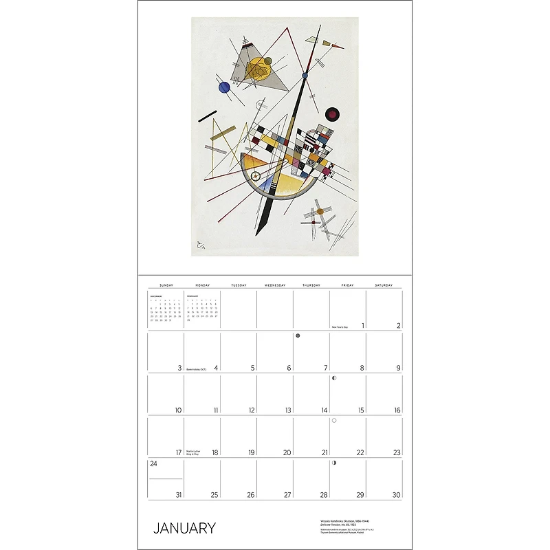 Kandinsky 2027 Wall Calendar - Online Only