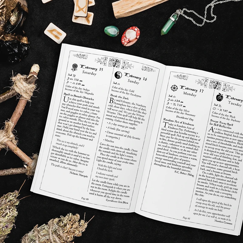 Witches Spell A Day Almanac 2026 Engagement Calendar