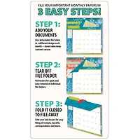 Bohemian File It 2027 Wall Calendar