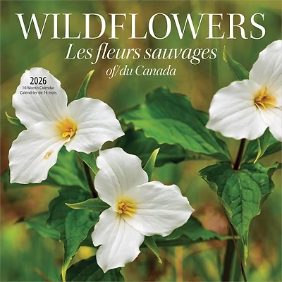 Wildflowers Of Canada 2026 Wall Calendar