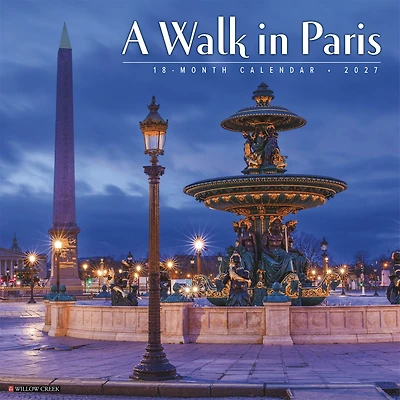 A Walk in Paris 2027 Wall Calendar - Online Only