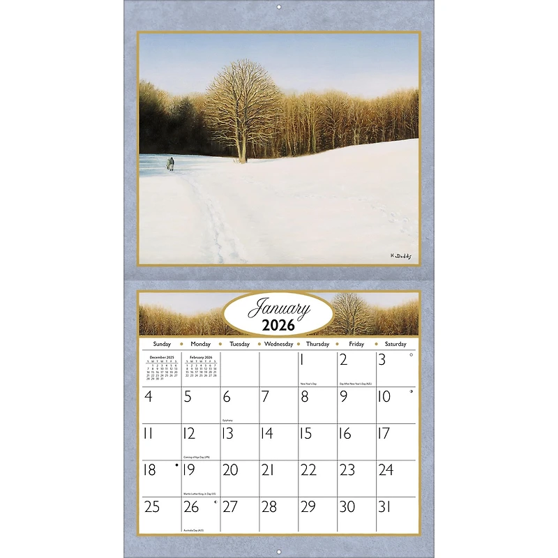 Journey Home 2026 Deluxe Wall Calendar - Online Only