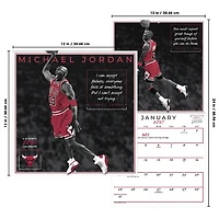 NBA Michael Jordan 2027 Wall Calendar