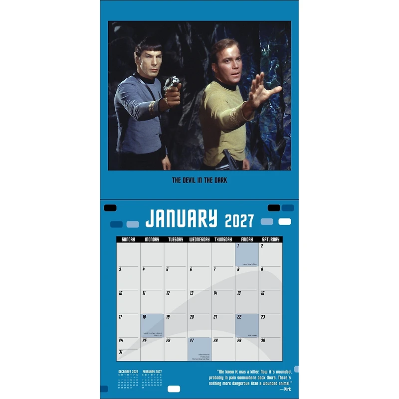 Star Trek 2027 Wall Calendar