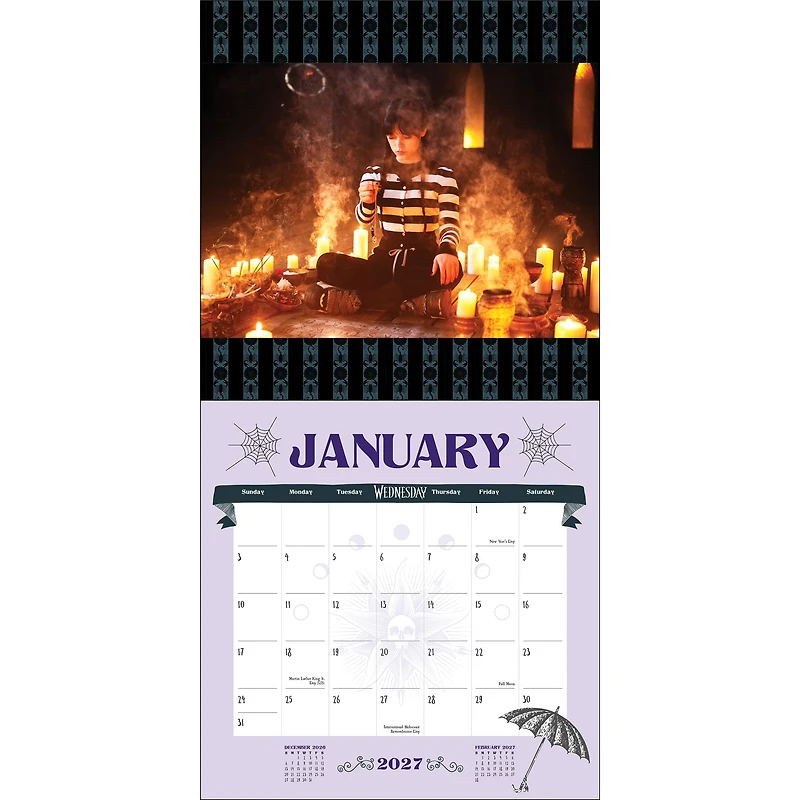Wednesday 2027 Wall Calendar