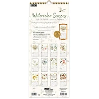 Watercolor Seasons 2026 Slim Calendar - Online Only